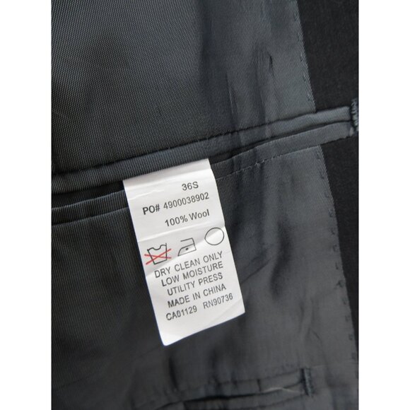 Calvin Klein Sport Coat 36 Short Blazer Wool Slim Fit Business NEW - Picture 16 of 16